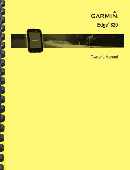 garmin edge 820 indoor training