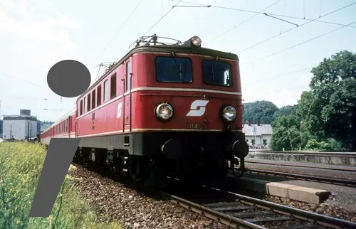 (!!!) Originaldia Eisenbahn: Öbb 1141.10 /Railway Slide Austria