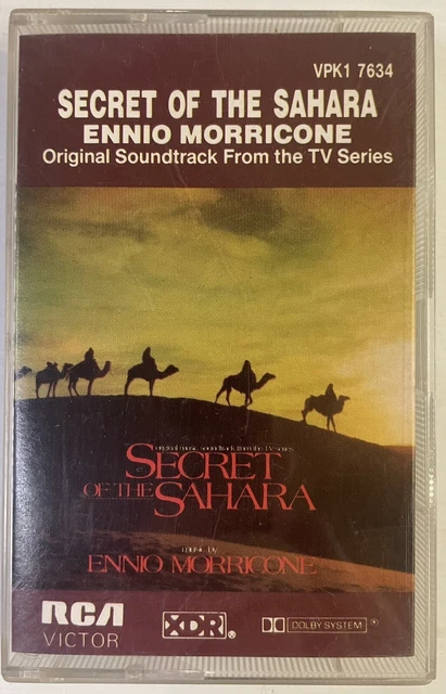 Secret Of The Sahara Motion Picture Soundtrack Cassette Tape VPK1 7634 RCA 1987