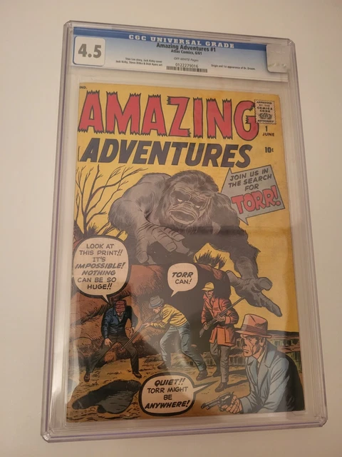 Amazing Adventures # 1 1961 Cgc 4.5 Marvel Pre-Hero 1St Dr. Droom