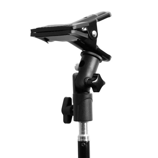 Soporte de clip de abrazadera reflectora - adaptador giratorio de montaje en tornillo accesorio de soporte de luz