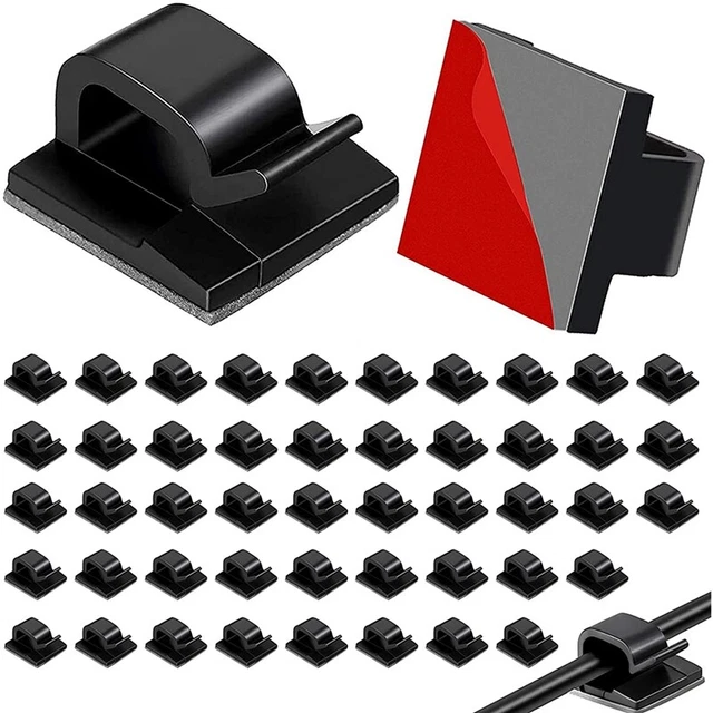 50 StüCke Kabel Binder mit BäNdern, Draht Klemmen, Kabel Draht Organizer, K V9U7