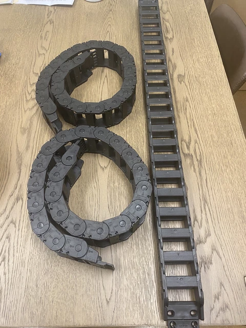 IGUS 250.05.100 Power Track Chain Cable Guide. (3 sets of 42” lengths)
