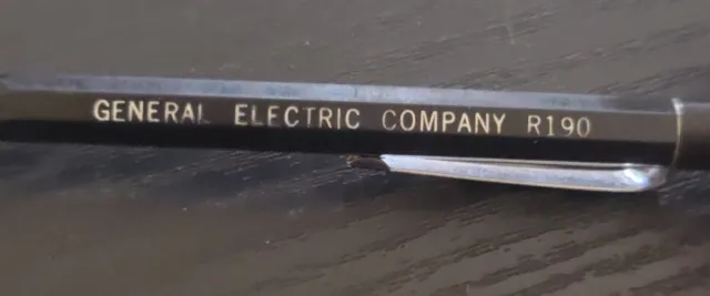 Mechanical Pencil Wearever Eraser Twist General Electric Company Black VTG