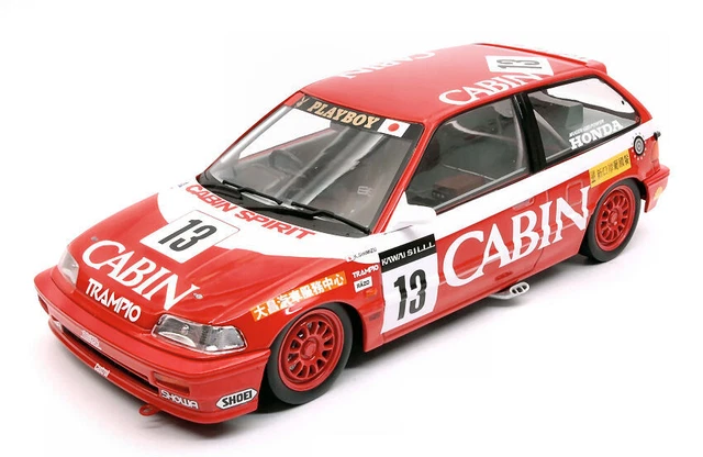 Miniature HONDA CIVIC TYPE R RALLYE RED 2022 1/43 1/43