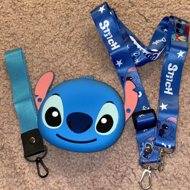 DISNEY PARKS STITCH Vinyl Record Just Chillax Crossbody Bag Purse