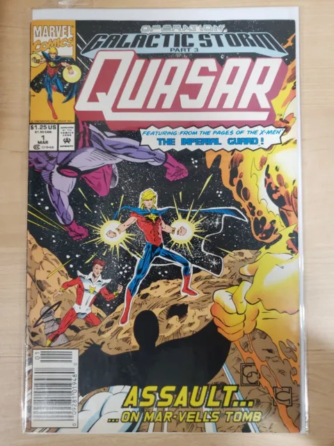 Quasar #1 Operation Galactic Storm #3 Marvel Comics 1992 Greg Capullo Art/Cover