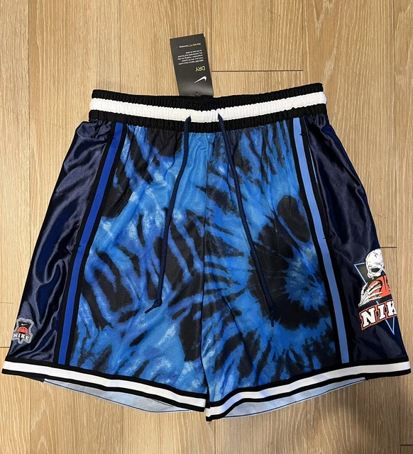 NWT Nike DNA+ Frenzy Athletic Gym Basketball Shorts Men Medium M DR9780-480 Blue