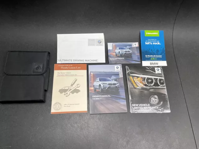 Owners Manual Kit w/ Case 2018 BMW X1