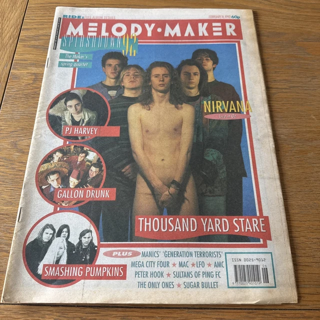 MELODY MAKER NEWSPAPER - February 8th 1992 - Nirvana Front Cover