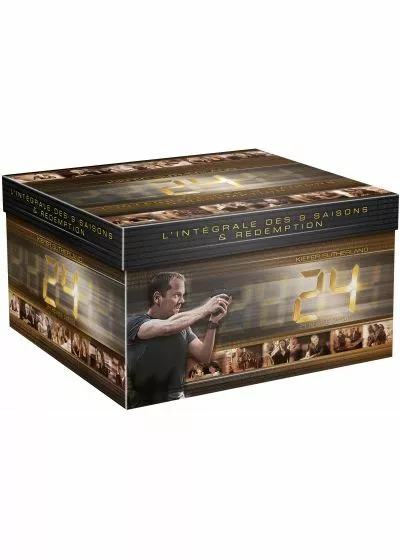 Coffret 49 DVD 24 Heures Chrono L'intégrale de la série 9 Saisons + Film