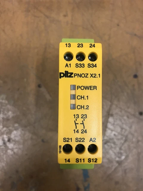 Pilz PNOZ X2.1 Sicherheitsrelais – 6A, DIN-Schiene, AC/DC, Made In Germany