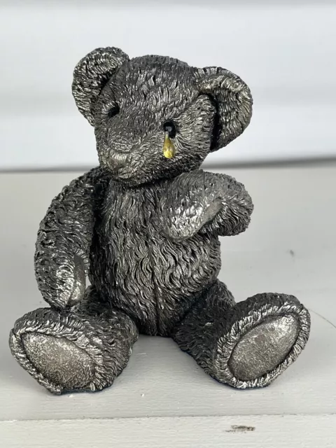 Hallmarked Sterling Silver Filled 1993 Teddy Bear By Country Artists