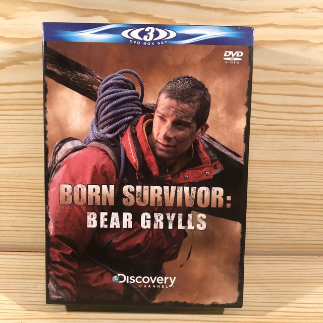 Born Survivor Bear Grylls 3 DVD Box Set. Excellent Condition.