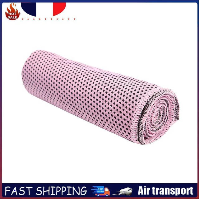 Ice Cold Sports Towel Summer Outdoor Fitness Quick Dry Cooling Towel (Pink)