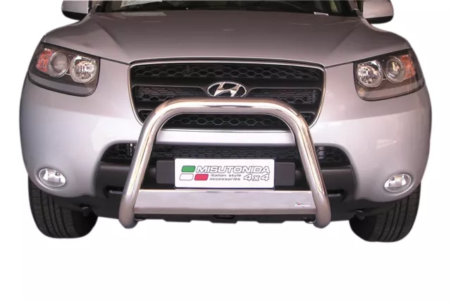 Frontbügel Edelstahl für Hyundai Santa Fe 2006 - 2009 63mm ABE Frontschutzbügel