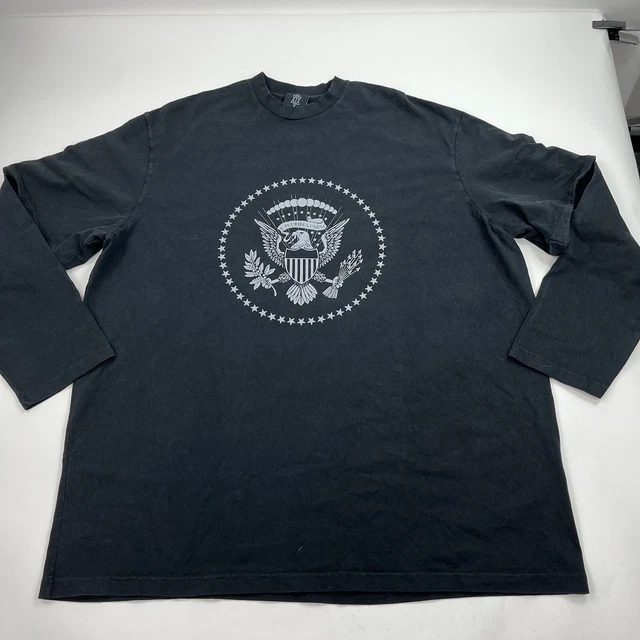 KANYE WEST DONDA Balenciaga 2024 Presidential Two Layer L/S T shirt