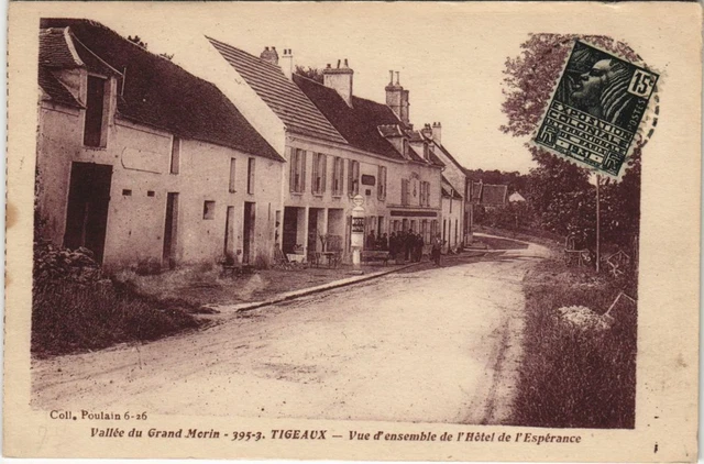 CPA TIGEAUX Overview of the Hotel de l'Esperance (19665)