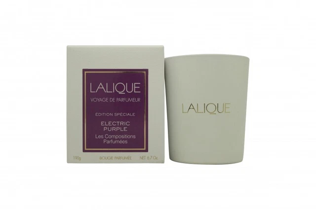 Lalique Les Compositions Parfumées Electric Purple Candle. New. Free Shipping