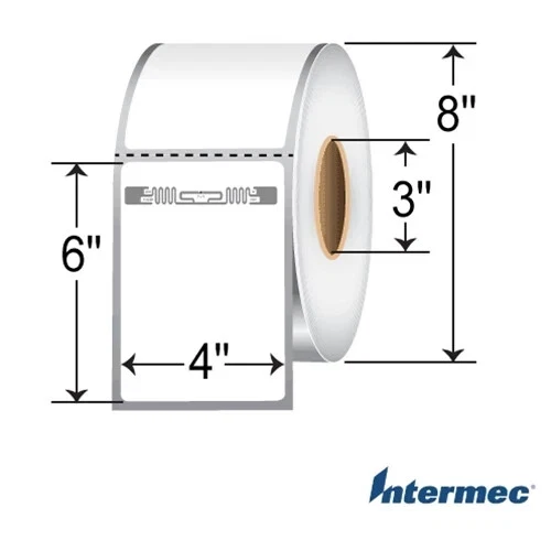 Smart RFID Label, TT, 4" X 6", 3" Core, 8.38" OD, PM43 (ILR00255)