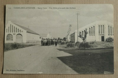 CARTE POSTALE MAROC CASABLANCA A L'OUED AYATA CAMP BOUCHERON 