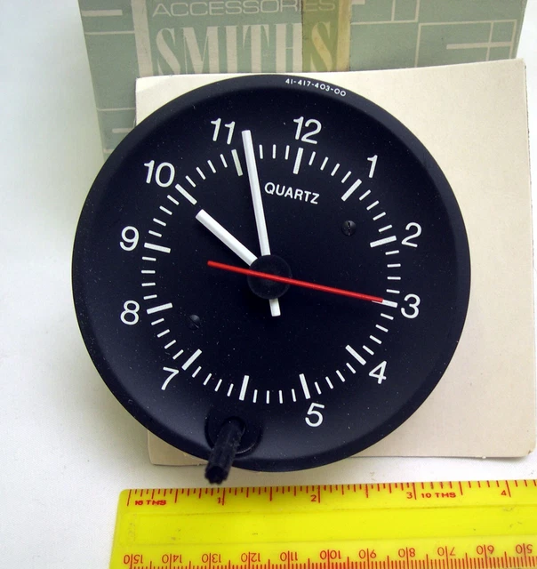 SMITHS / JAEGER 12v Quartz car clock. New old stock £12.00 PicClick UK