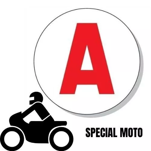 Disque A de qualité / jeune conducteur réglementaire moto autocollant adhésif