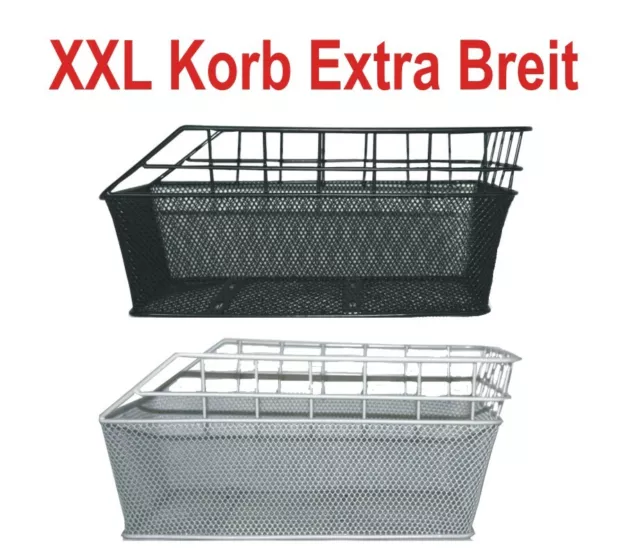 FAHRRADKORB HINTEN XXL Schultaschenkorb schwarzer Hinterradkorb Fahrrad  Korb EUR 9,99 - PicClick DE