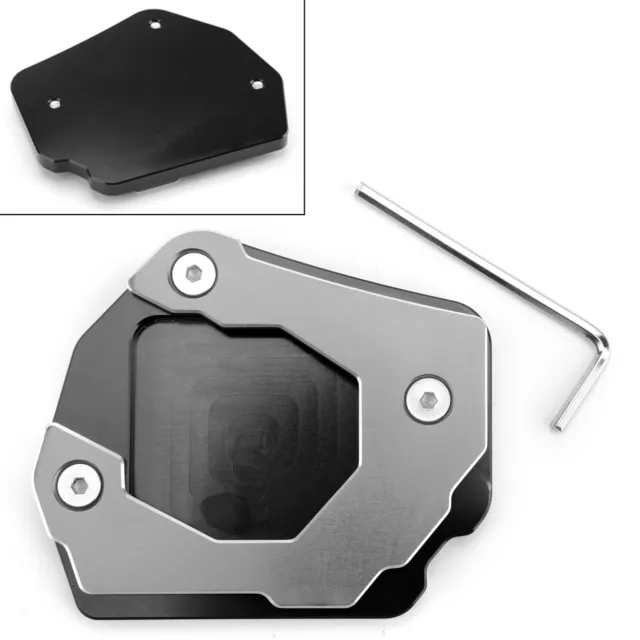 Piastra supporto laterale base supporto laterale CNC alluminio per BMW F800GS 08-16 cromo HC