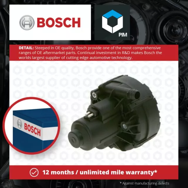 Pompa aria secondaria adatta a MERCEDES SLK280 R171 3.0 05-09 M272.942 originale Bosch