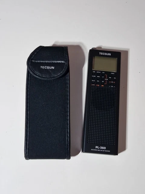Tecsun PL-360 Digital AM/FM/Shortwave Radio With DSP - Portable PLL Synthesized Receiver With ETM Tuning