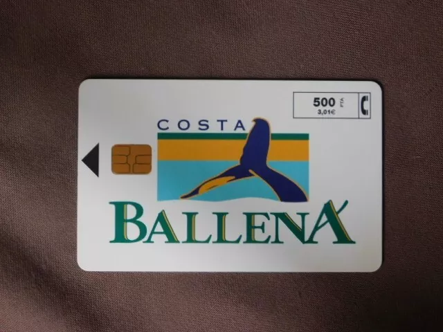 PRIVE Chip kaart gebruikt Spanje 04.99 Costa BALLENA  opl 6000