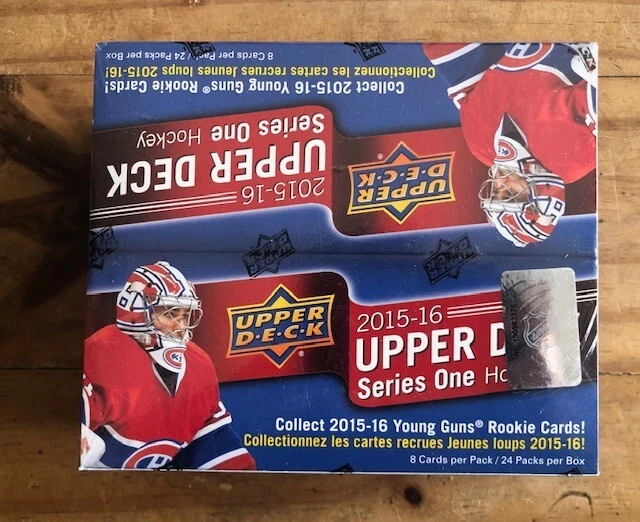 2015-16 Upper Deck Series 1 Hockey Retail Box 24 Packs