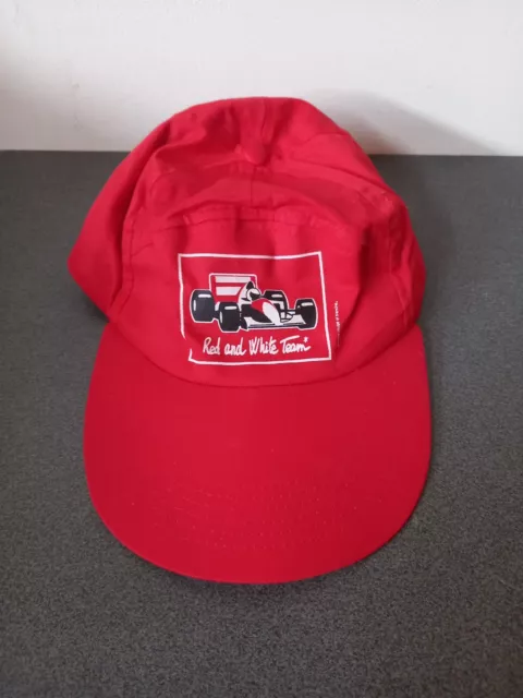 Vintage CASQUETTE MARLBORO RED AND WHITE TEAM FORMULE 1 F1