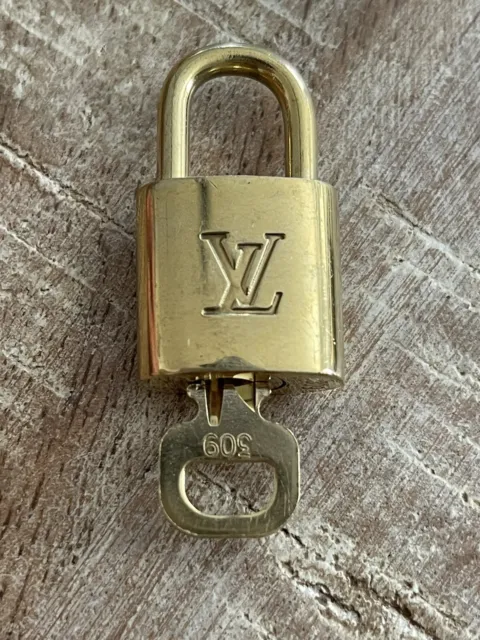 Louis Vuitton Gold Padlock #337 +Key: LV Bags-Lock w/ Alma, Speedy