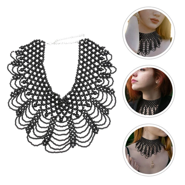 Collier Vintage En Fausses Perles Graduées Et Argent 835 - Occasion Bon état
