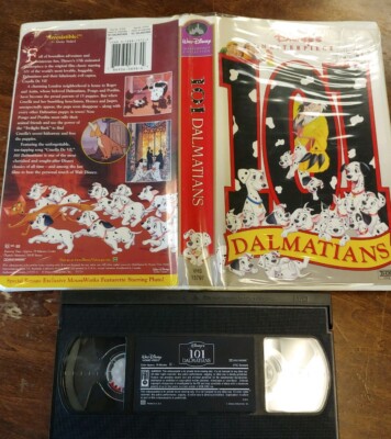 101 DALMATIANS (VHS, 1999) WALT DISNEY MASTERPIECE COLLECTION CLAMSHELL ...