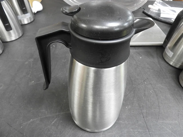 Newco 109357 1.6L Tall SS Lined Vaculator Thermal Carafe Server