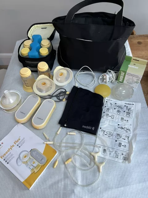 medela freestyle flex double electric breast pump