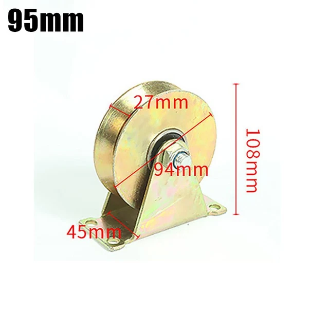 NEW PARCTICAL TRACK Pulley Steel Cable Pulley 1 Pc 1-8mm Cable Heavy ...