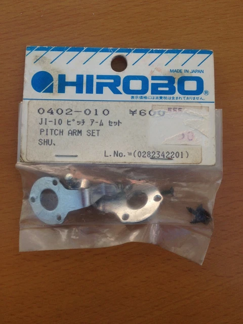 Hirobo Helicopter Spare Parts - 0402-010 Pitch Arm Set - New Old Stock in Packet