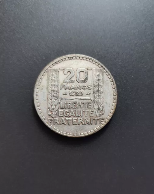 Pièce 20 Francs Turin Argent (1929)