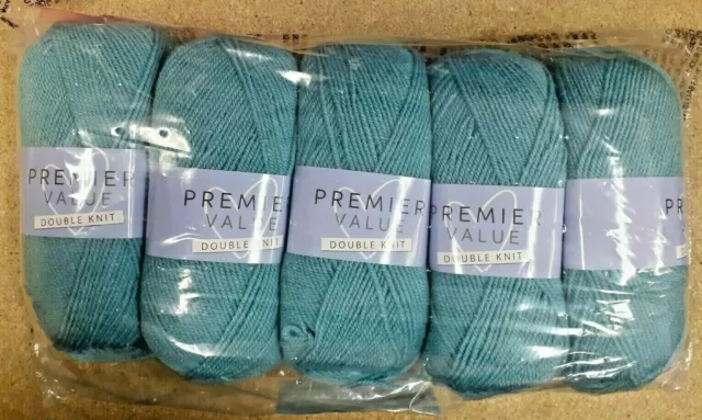 5 x 100g Pack - Premier Value DK Yarn by King Cole - £12.50 Freepost