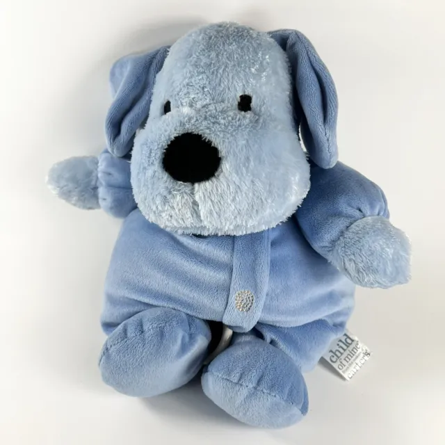Carters Child of Mine Puppy Dog Musical Plush Pull Crib Blue Twinkle Star