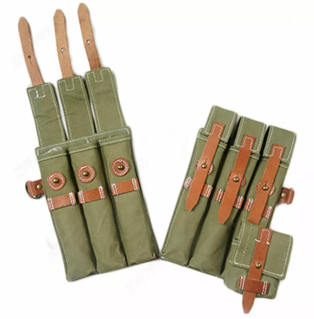 Wwii Ww2 German Army Ammo Pouch Canvas Case