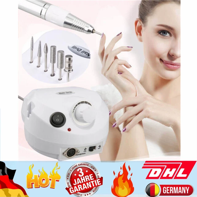 Profi Nagelfräser Elektrische Nagelfeile Nagelfraser Nail Maniküre Set 25000 RPM