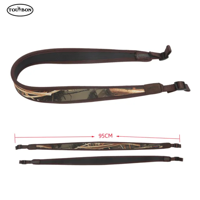 TOURBON Tactical Rifle Gun Shoulder Strap Anti-slip Shotgun Padded Sling Hunting