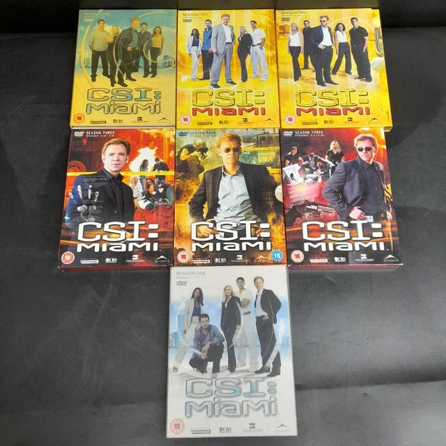 CSI CRIME SCENE Investigation Miami DVD Box Set Seasons 13 +Part4 TV