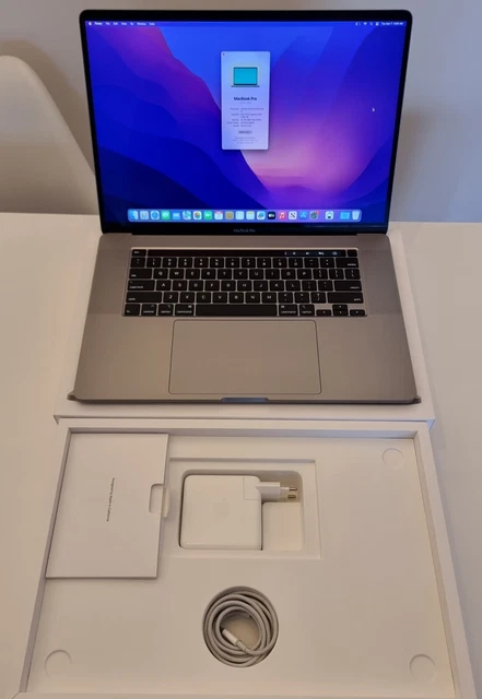Apple MacBook Pro 16" A2141 Space Gray i7 2,6 GHz 32GB 512SSD TouchBar