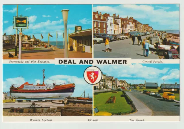 Deal & Walmer Vintage Multiview Postcard 212H